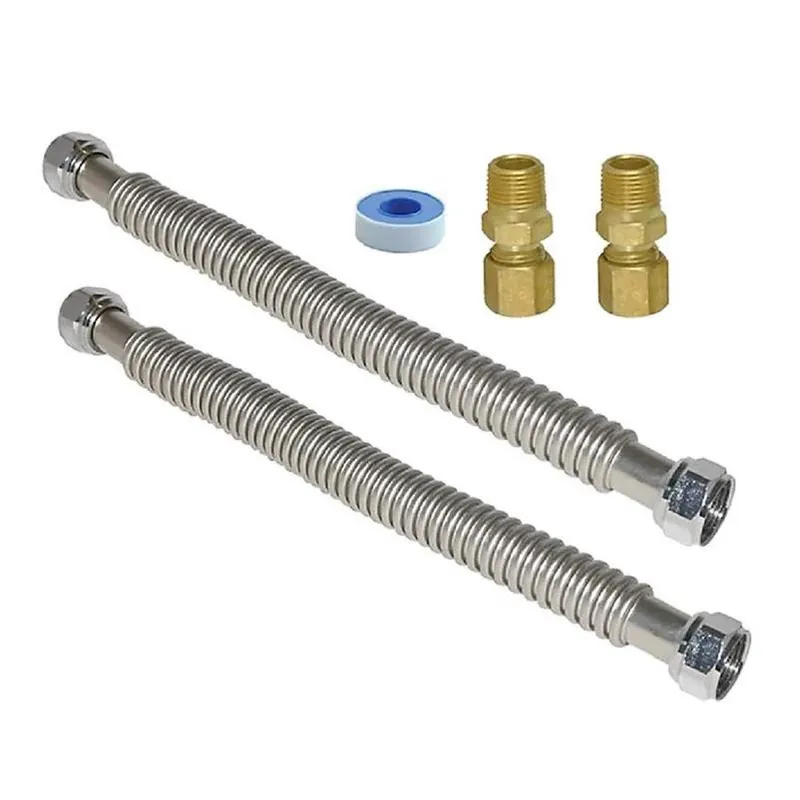 Stainless Steel Electric Water Heater Installation Kit – 23" L X 7.7" W X 1.8" H
