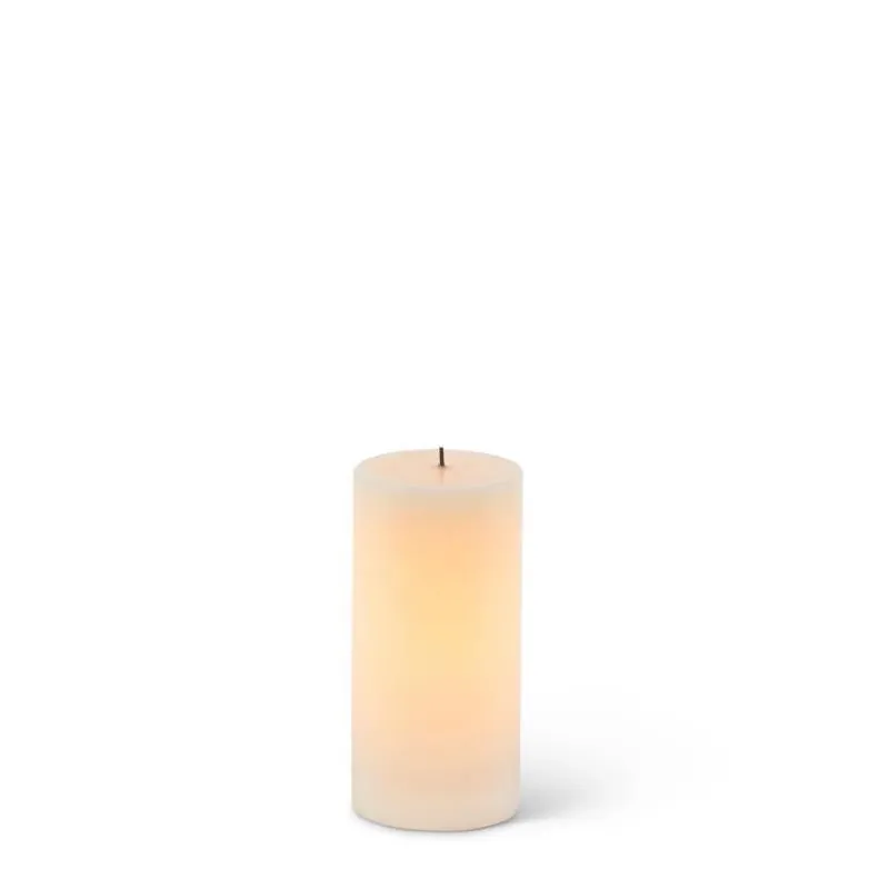 Bisque Flameless Flickering Candle – Unscented 6‑inch Decorative Light