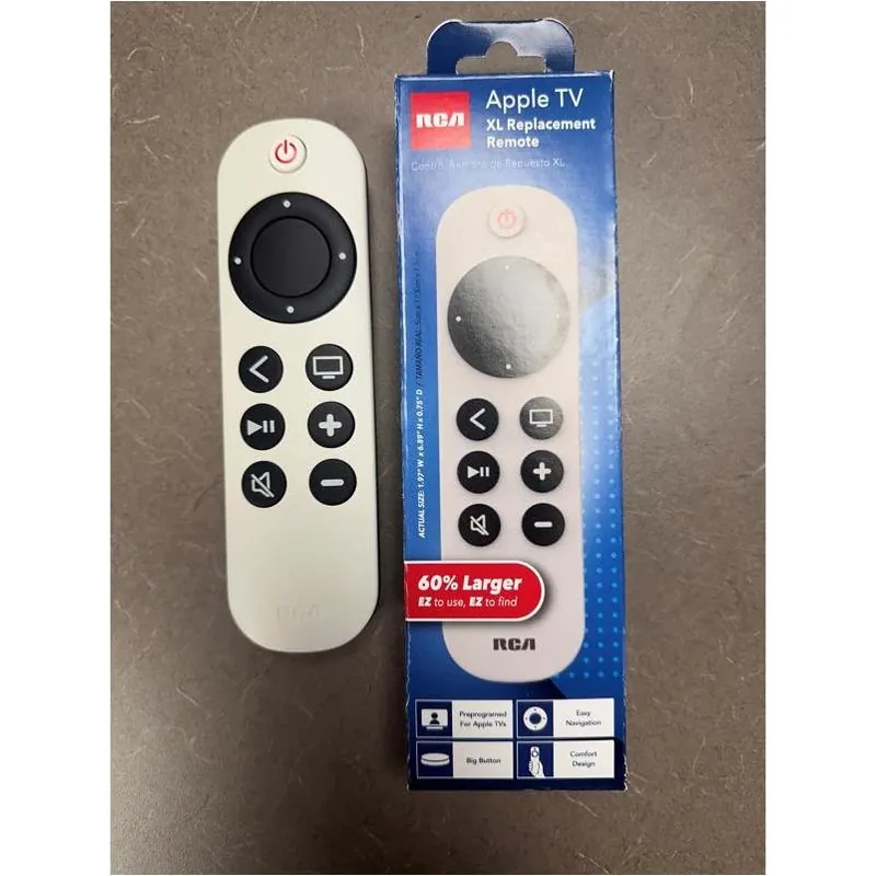 Apple-compatible Compact Remote – 2‑aaa Battery