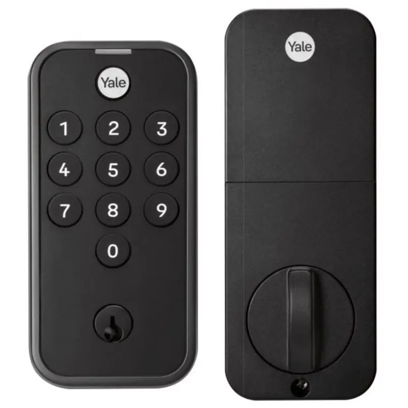 Code Matte Black Electronic Deadbolt – Smart Metal Security
