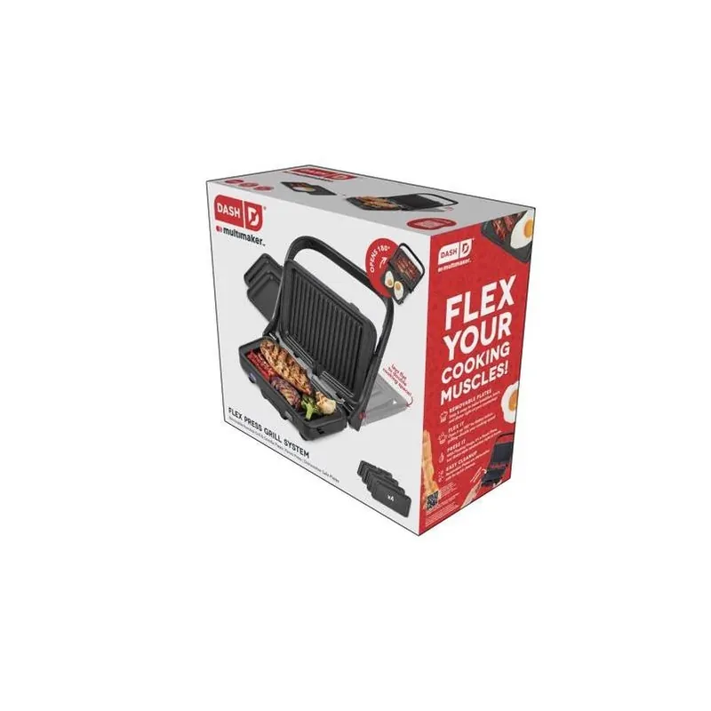 Multimaker 11" X 9" Black Aluminum Electric Griddle With Nonstick Surface