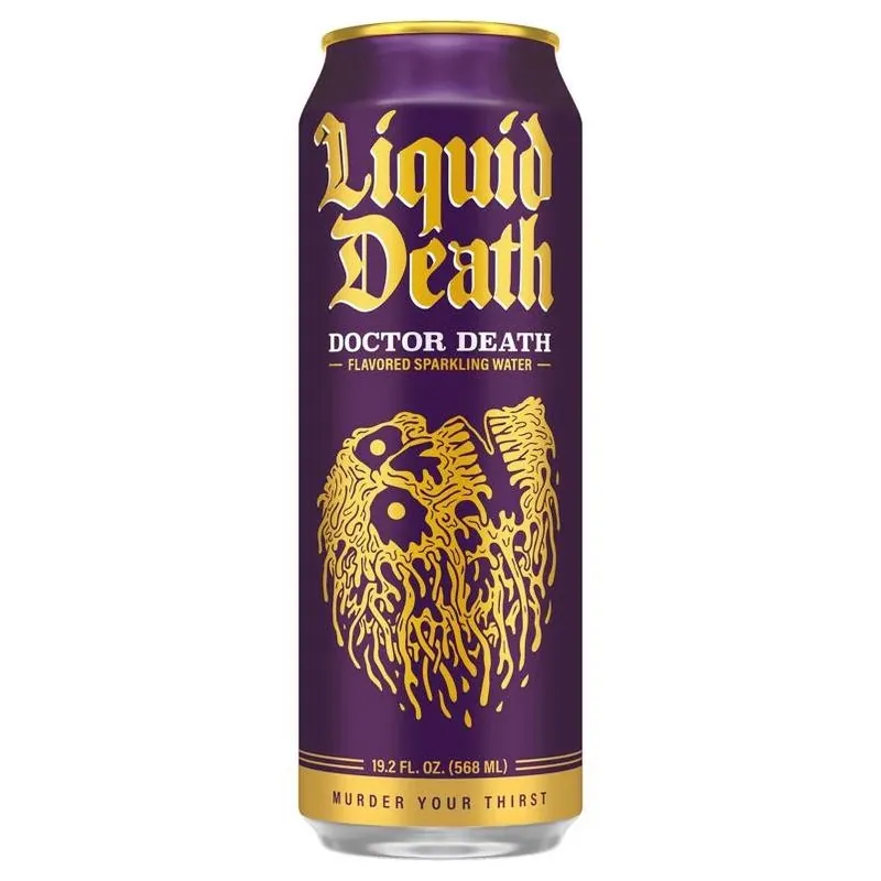 Dr. Death Sparkling Water – 19.2 oz Can