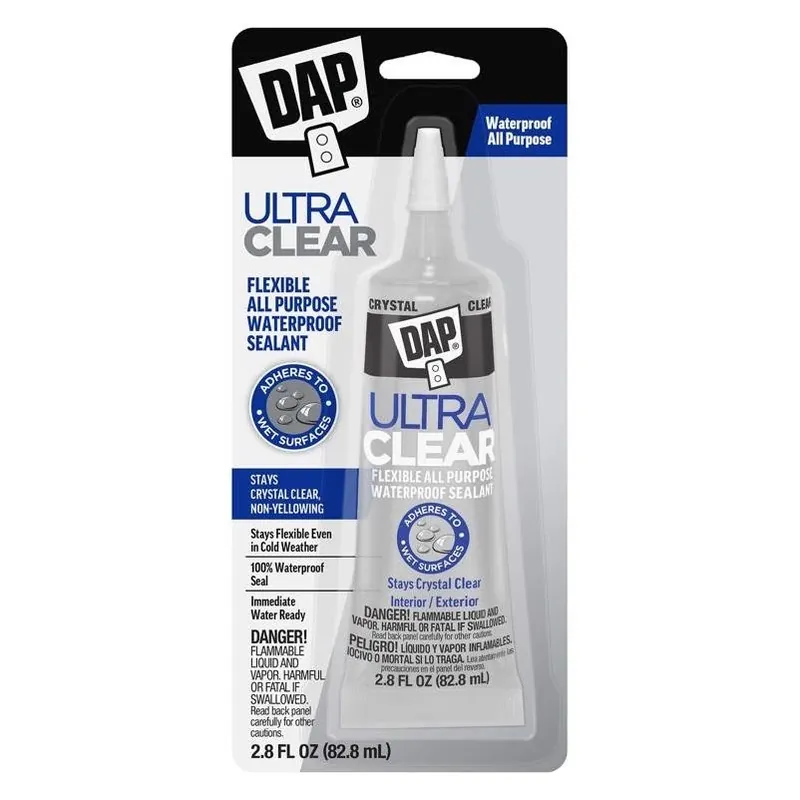 Clear All‑purpose Sealant 2.8 oz – Ultra‑elastic, Weather‑resistant, 20‑120°f
