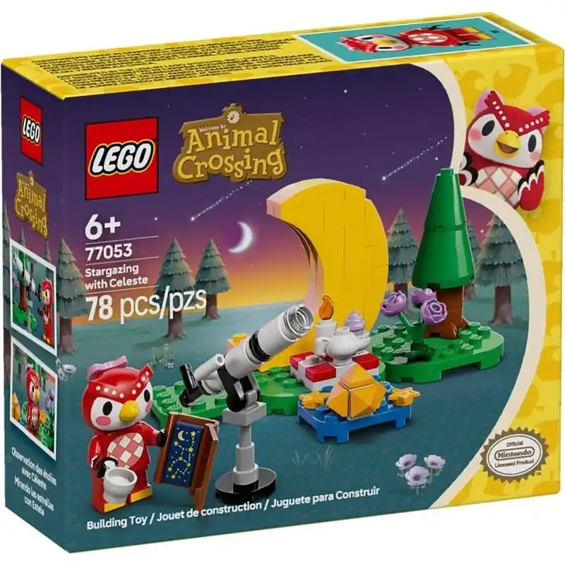 Animal Crossing – Celeste Stargazing Building Set, 78 Pieces
