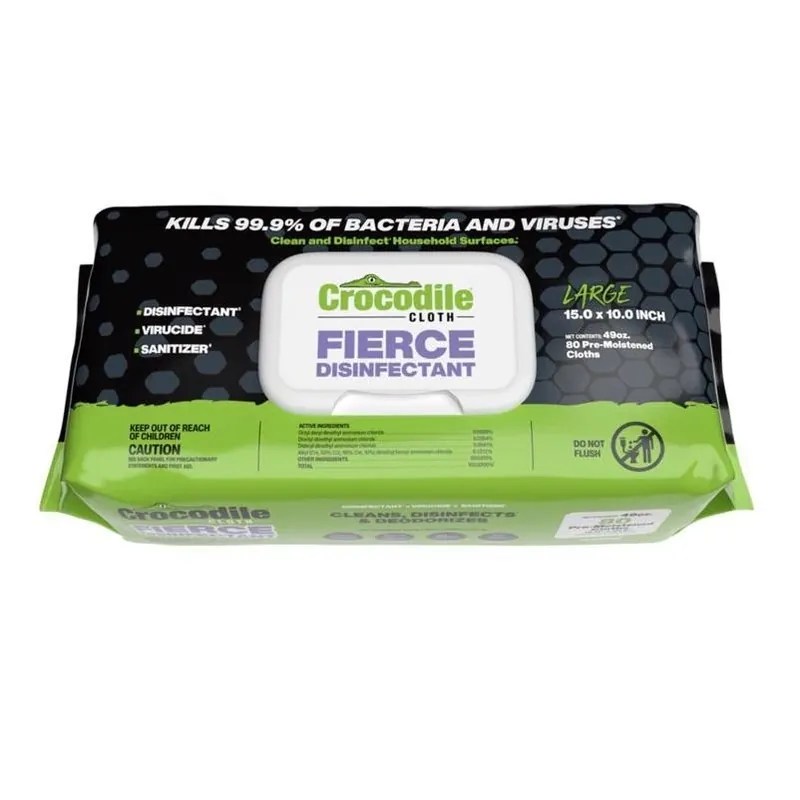 Fierce Disinfecting Wipes – 15×10 in., 80 Count