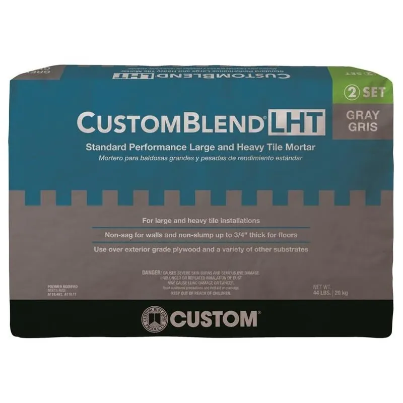 Premium Light‑weight Gray Thin‑set Mortar – 44 lb (indoor/outdoor)