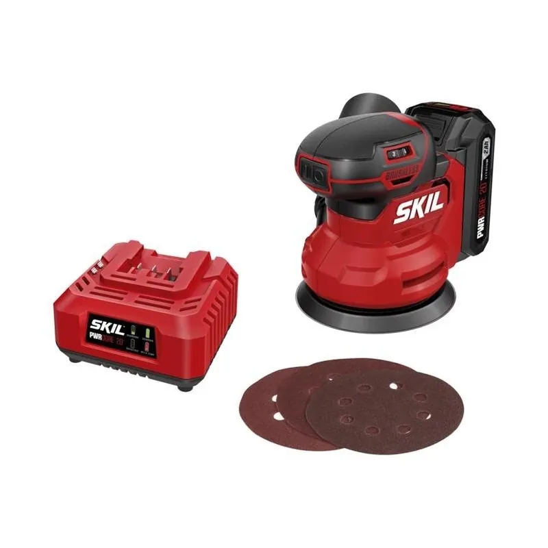 20v Pwr Core 5‑inch Cordless Random Orbit Sander Kit – Battery & Charger Included