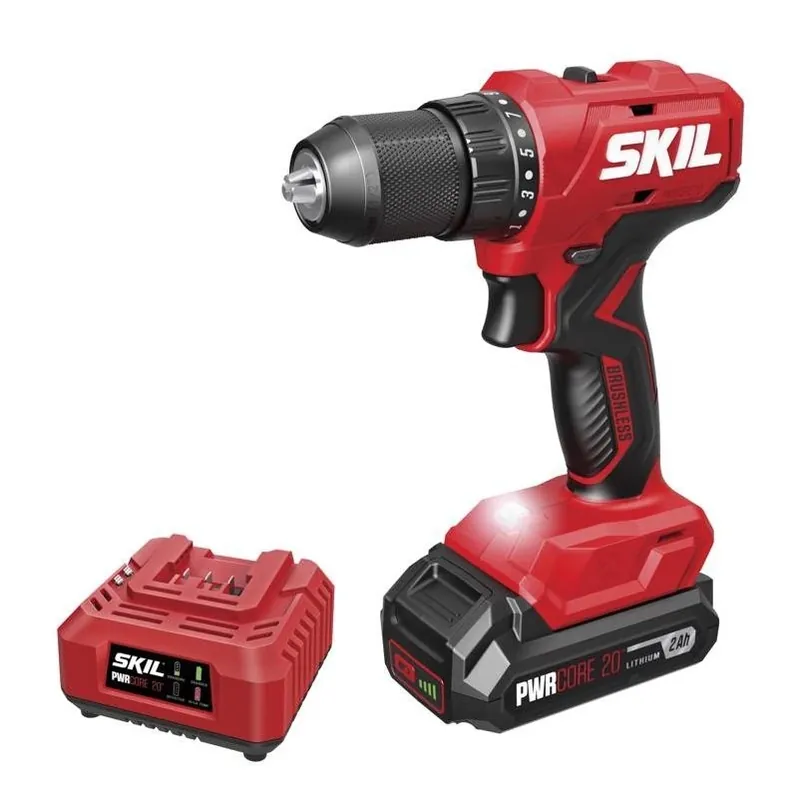 20v Brushless Cordless Drill/driver Kit With 1/2‑in. Chuck, Battery & Charger