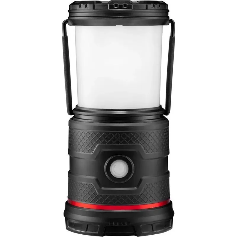 31297 High‑output Led Lantern With Zithion Rechargeable Battery – Black, Fold‑able Handle