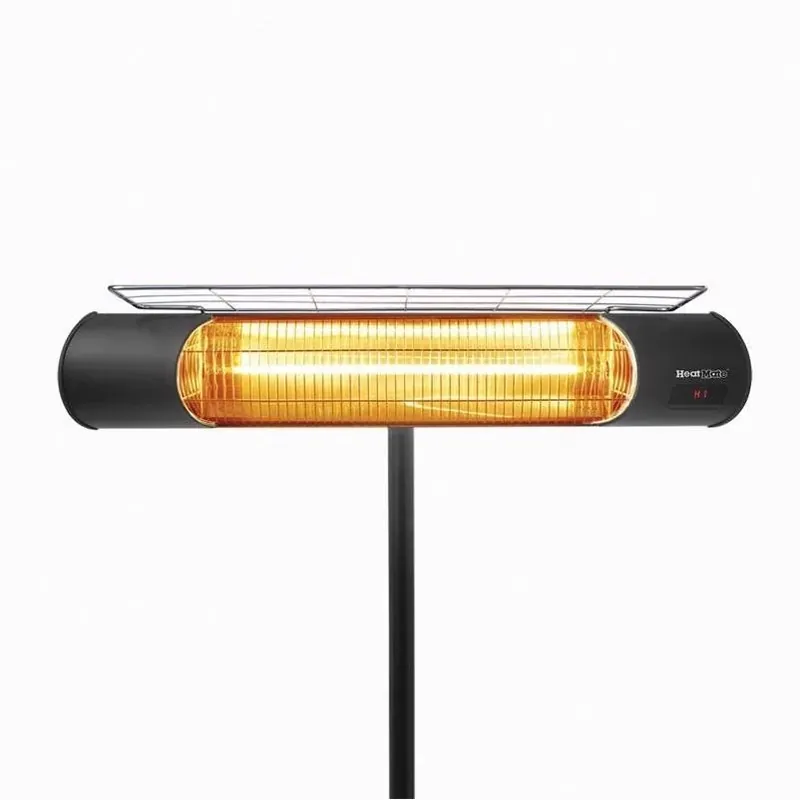 Graphite Electric Patio Heater – 1200w Outdoor Warmth