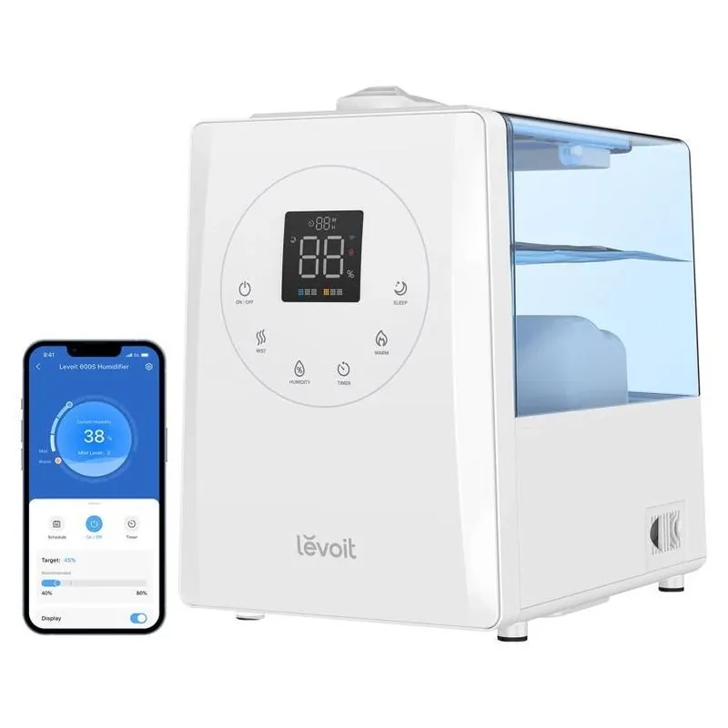 1.58‑gal Digital Ultrasonic Humidifier – 753 sq ft Coverage