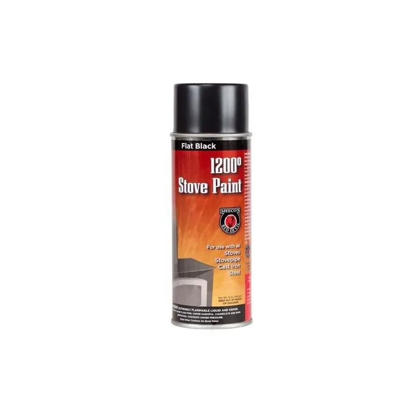 Red Devil Black Stove Paint Spray – 12 Oz High‑heat Finish