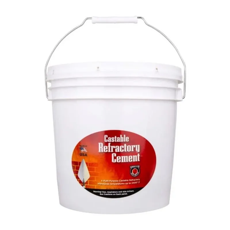 Red Devil Refractory Cement – 25 lb Buff Tub For High‑heat Applications