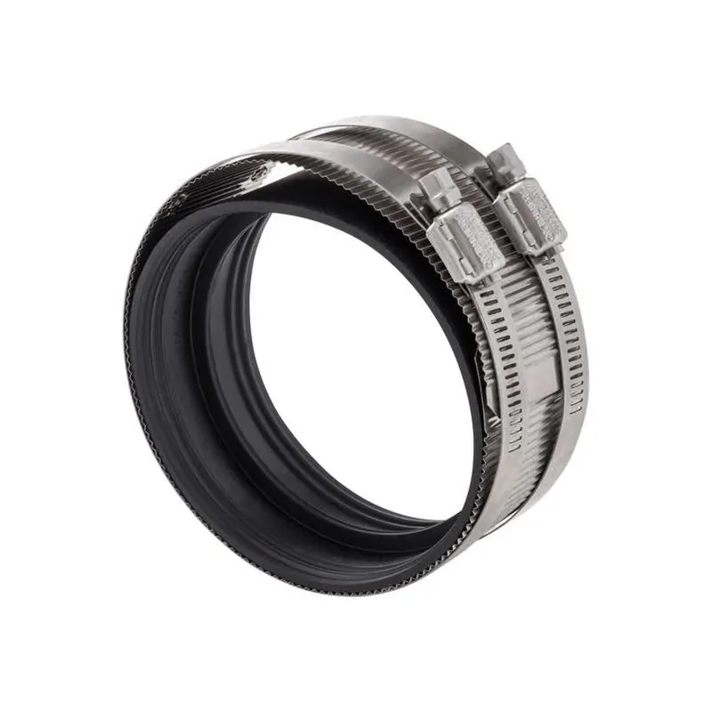 4‑inch Hub‑to‑hub Neoprene Stainless Steel Coupling – No Hub, Lead‑free