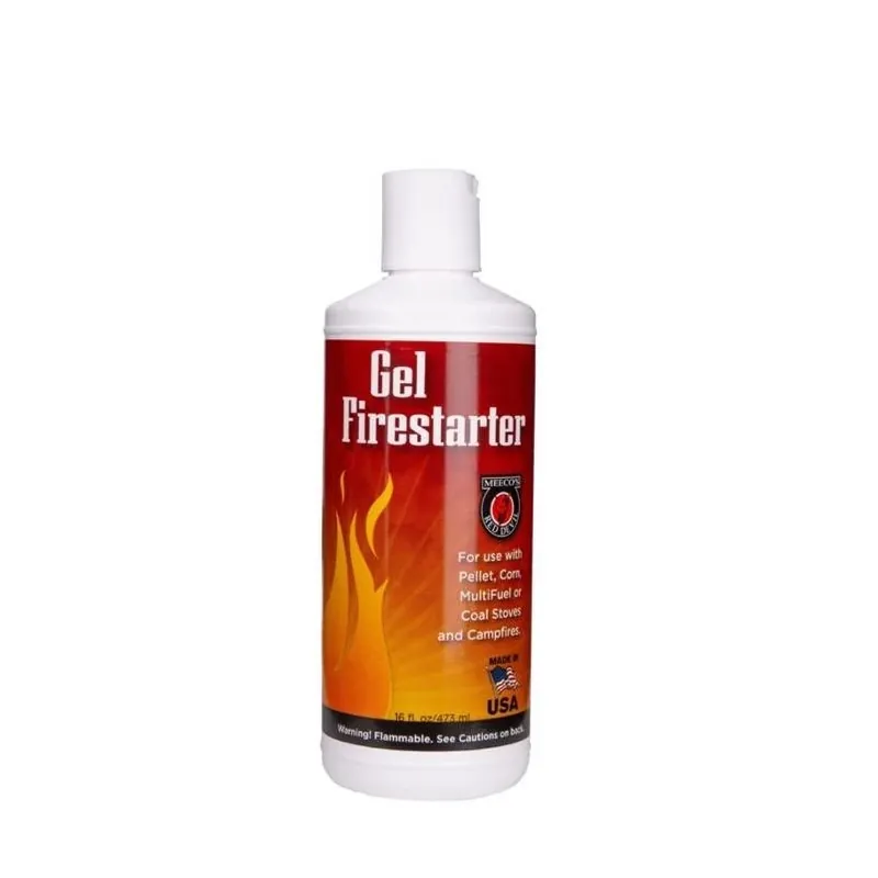 Red Devil 8‑oz Gel Alcohol Fire Starter – 10‑minute Burn