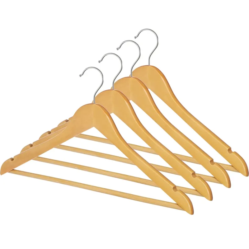 9-5/16 In. H X 1/2 In. W X 17-1/2 In. L Wood Brown Suit Hanger 1 Pk