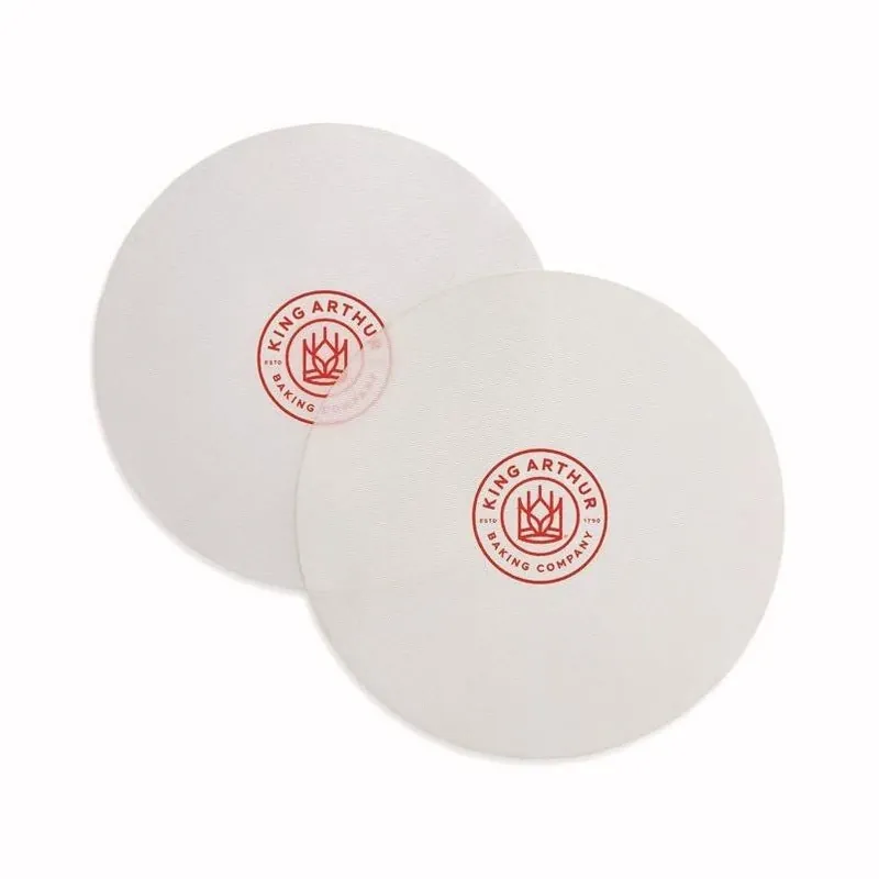 King Arthur 9‑inch Silicone Cake Pan Liners – Pack Of 2, White, Non‑stick & Heat‑resistant