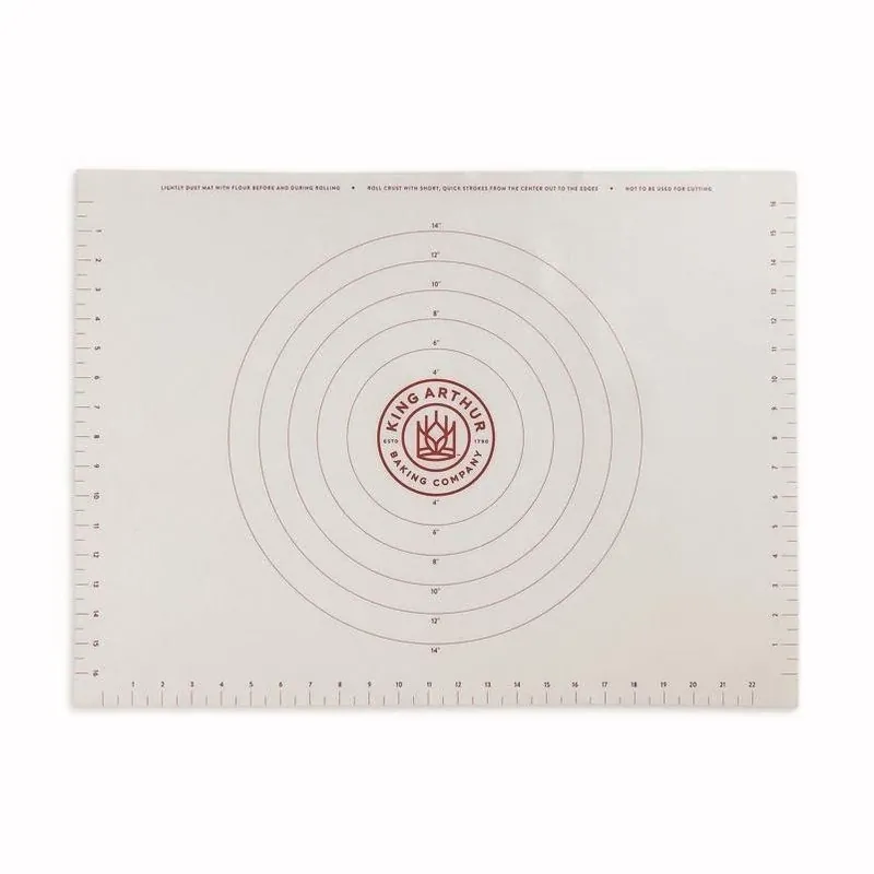 King Arthur Premium Silicone Baking Mat – 18" X 25" Non‑stick, Oven‑safe Up To 500°f, White
