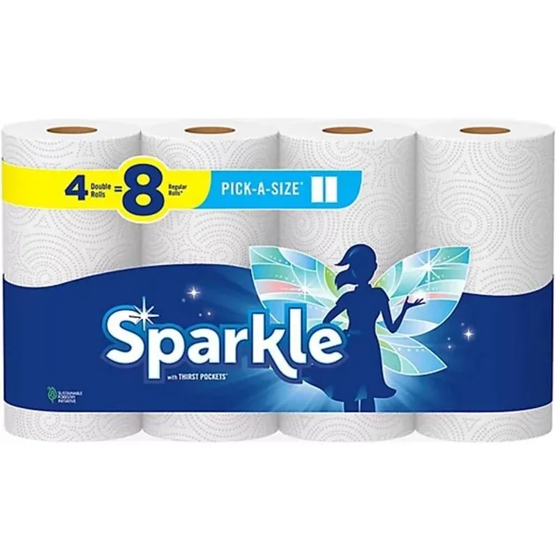 2‑ply Recycled Paper Towels – 110 Sheets, White