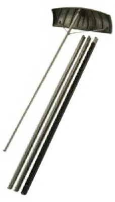 24 In. W X 21 Ft. L Poly Roof Rake