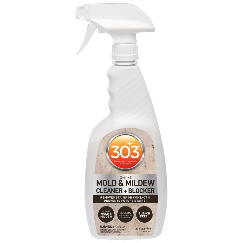 Mold & Mildew Cleaner & Blocker With Trigger Sprayer - 32 Fluid Ounces
