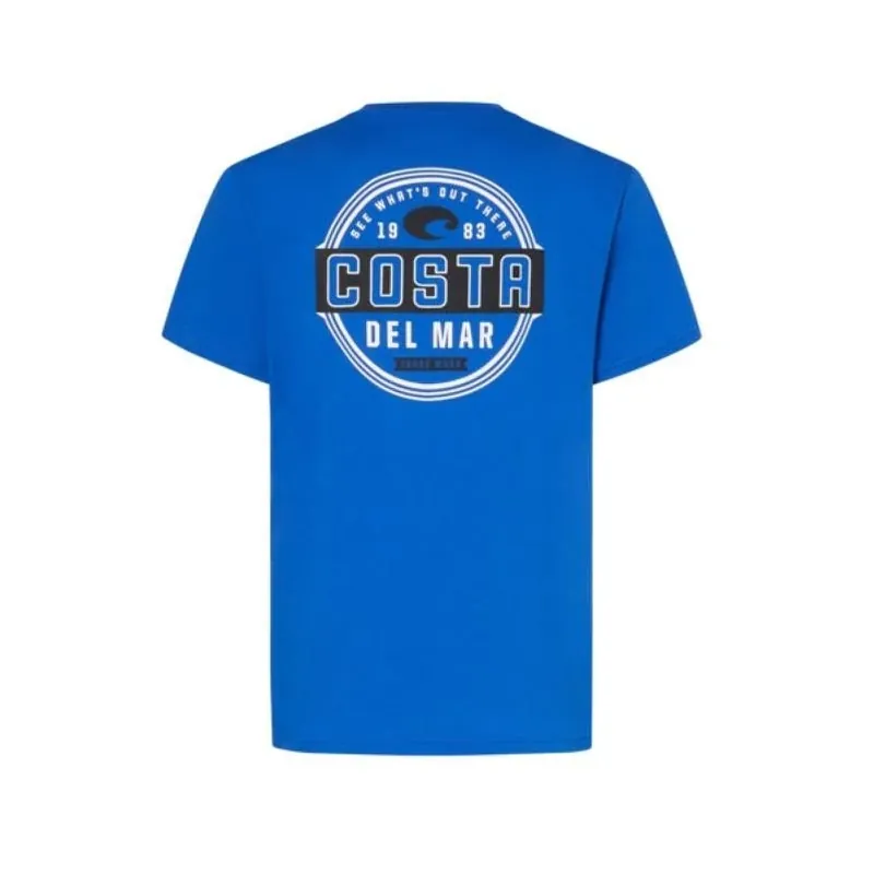 Xl Royal Blue Prado Crew Neck T‑shirt – Men’s Short‑sleeve Cotton Tee