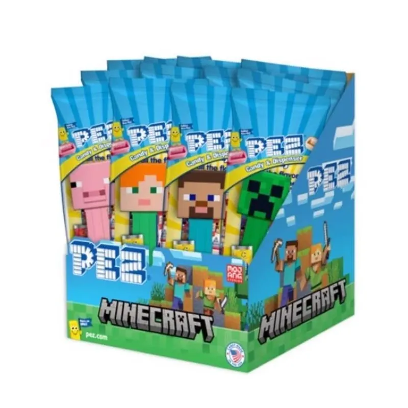 Minecraft Candy Dispenser – Assorted Flavors, 0.58 oz