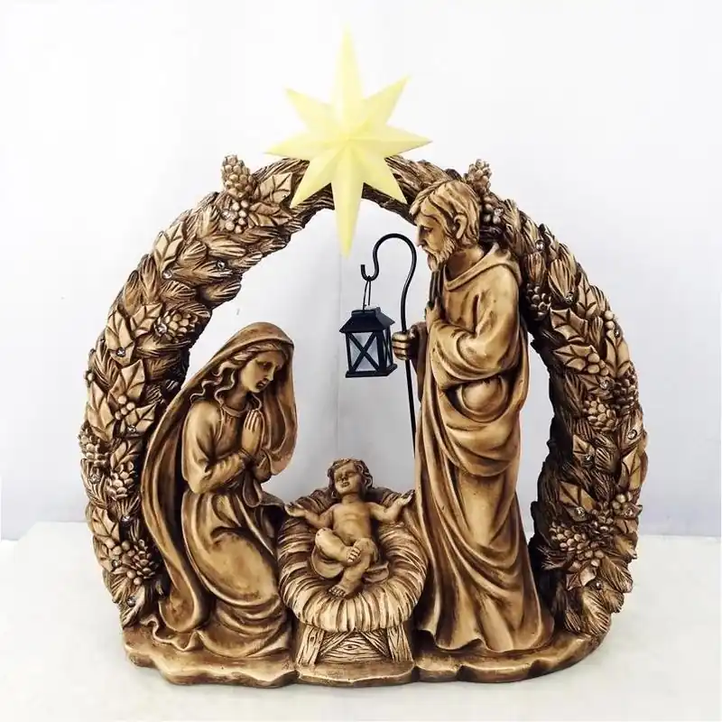 25‑inch Led Nativity Yard Decoration – Battery‑powered Holiday Display