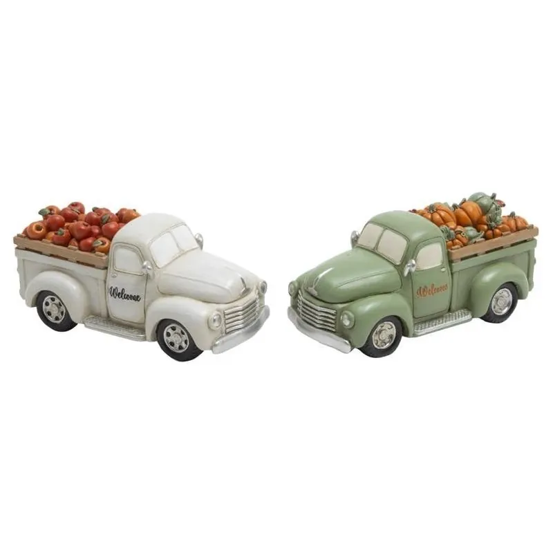 8‑inch Autumn Harvest Truck Decoration – Farm‑style Fall Accent