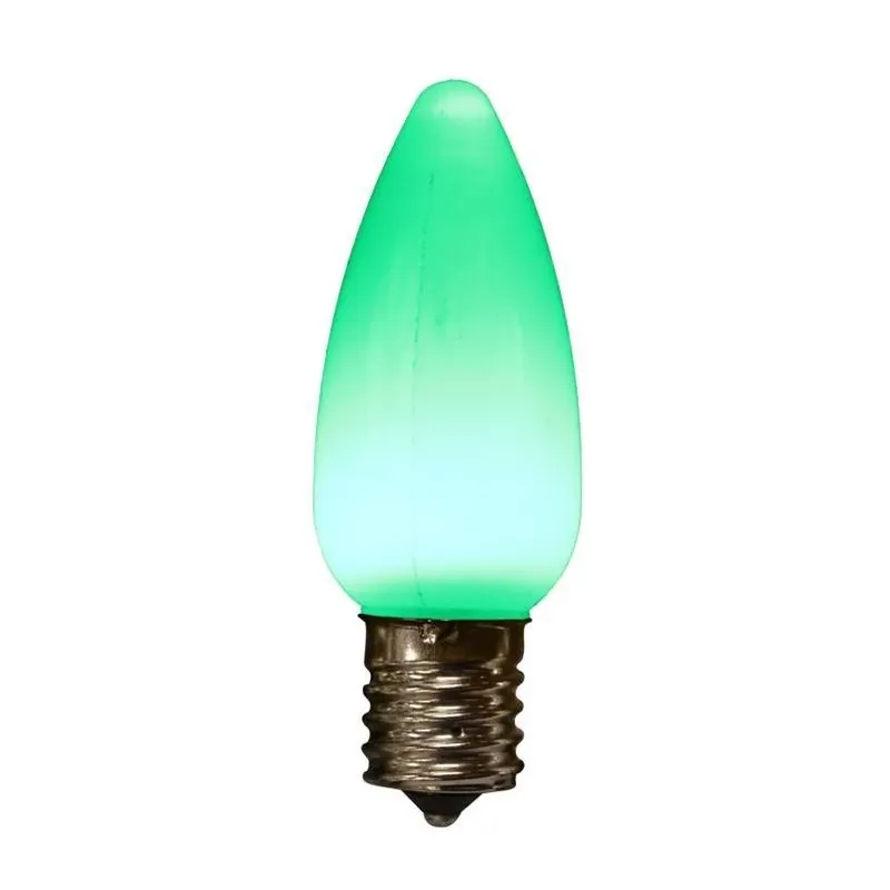 25 Green Led C9 Christmas Light Set – Holiday Bright Lights