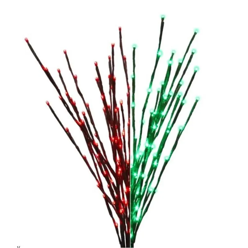 32‑inch Led Pathway Light – Green/red Color‑change Burst