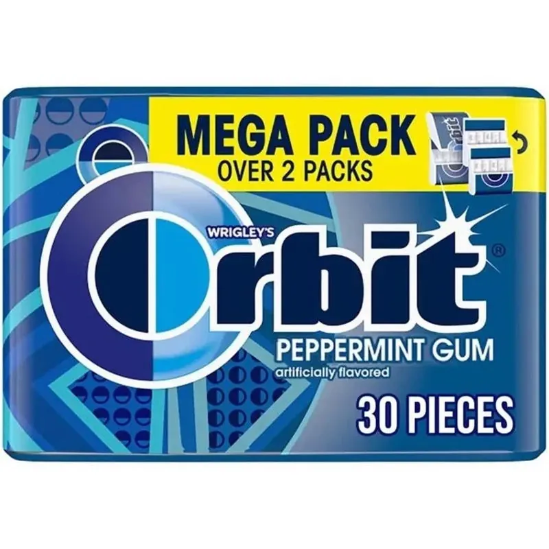 Peppermint Sugar‑free Chewing Gum – 30 Fresh Sticks