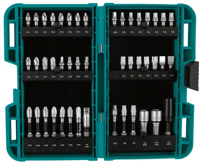 E-01650 45-piece Impact Xps Impact Bit Set For Professional Use