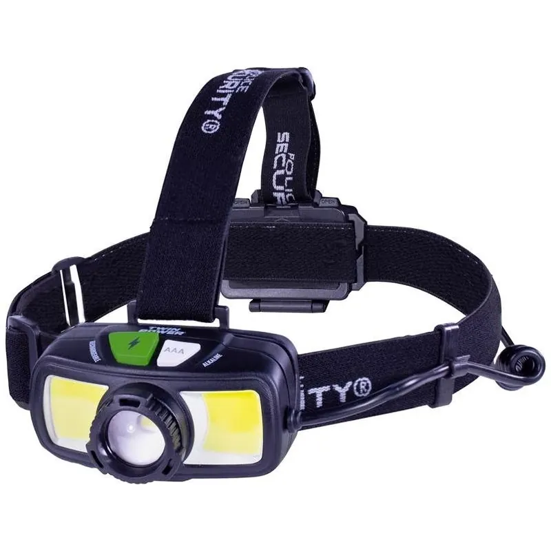 Twin Power 97856 Led Headlamp – 1500 Lumen, 85‑meter Beam, Rechargeable & Alkaline, Black