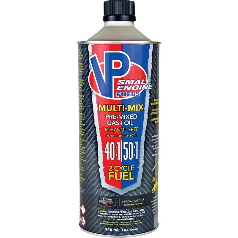 Premixed Small 2-cycle Engine Fuel, Multi-mix 40 1/50 1, Qt.