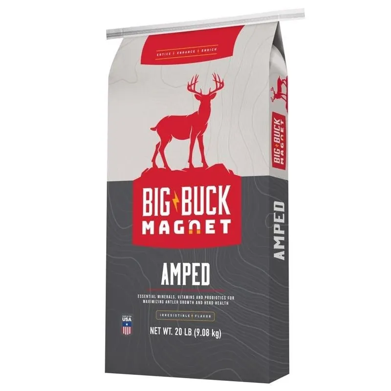 Amped High‑potency Deer Mineral Attractant – 20 lb Granules