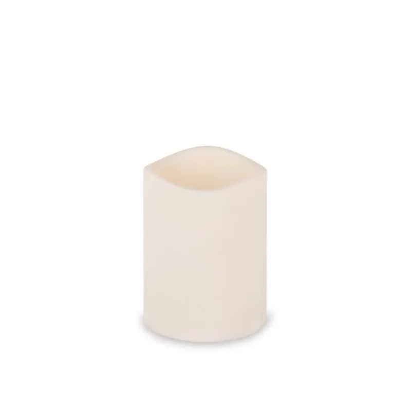 Bisque Led Flameless Candle – Unscented Flickering Light For Home Décor
