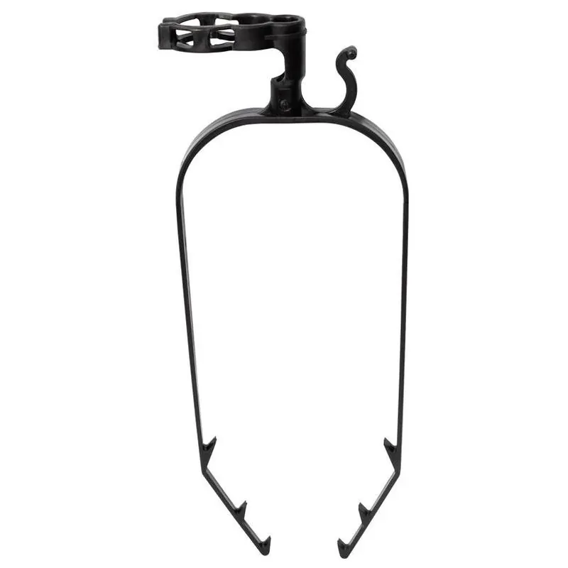 Titan Pro Roof Ridge Light Clip – 50‑piece Black Outdoor Pp Set