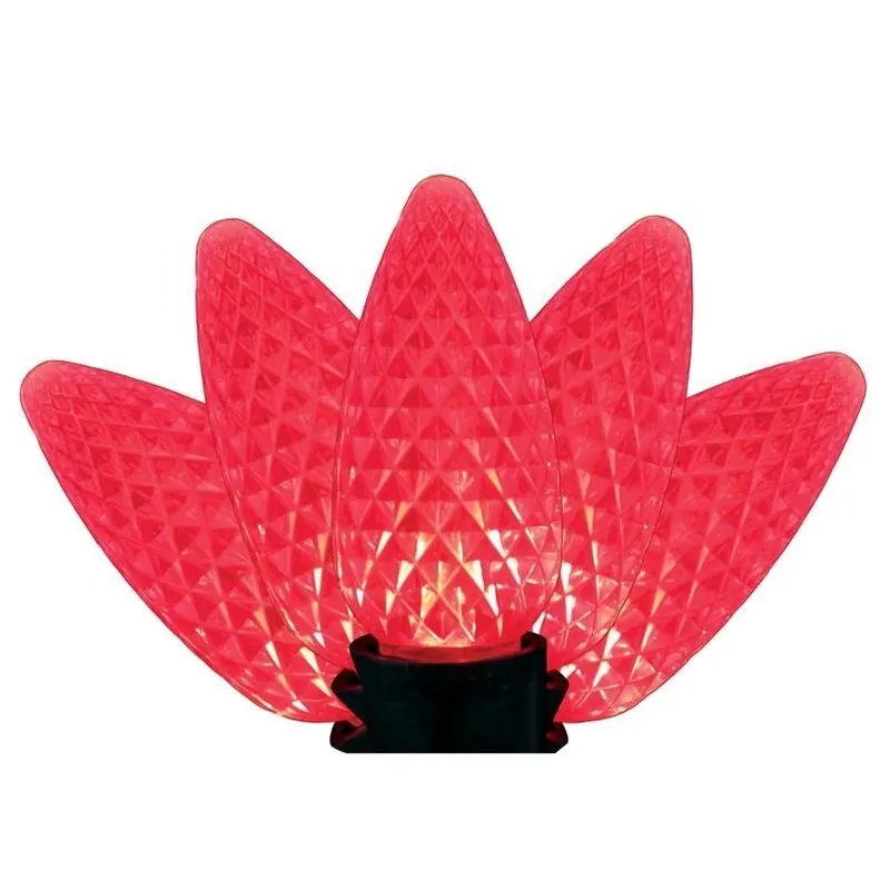 25‑count Led C9 Red Christmas Bulbs