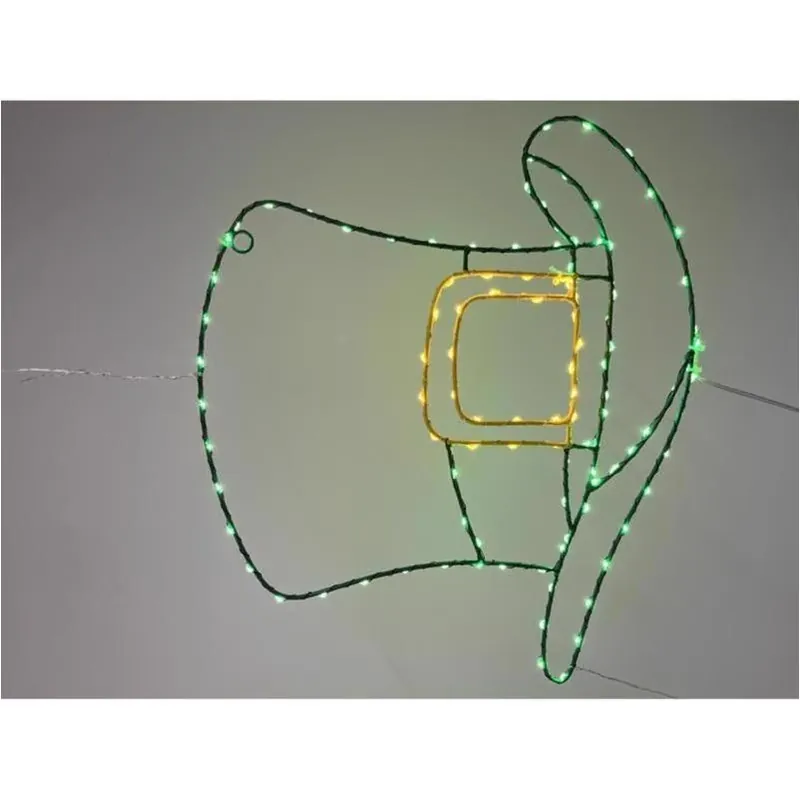 Shamrock Hat Silhouette Metal Window Décor – Indoor & Outdoor