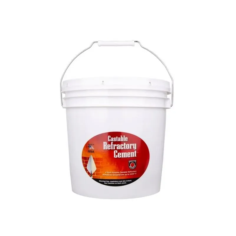 Red Devil Refractory Cement – 12.5‑lb Brown Tub For High‑temp Repairs