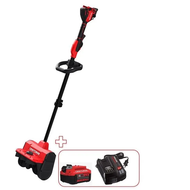 20v Cordless 10‑inch Snow Shovel Thrower Kit – Battery & Charger Included