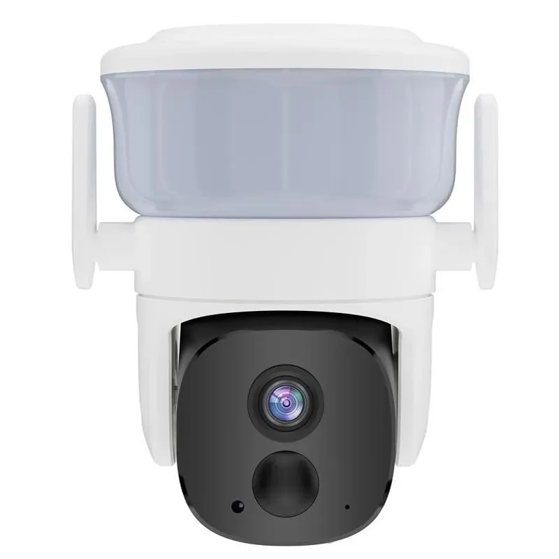 Wireless Battery‑operated Outdoor Security Camera – Black/white