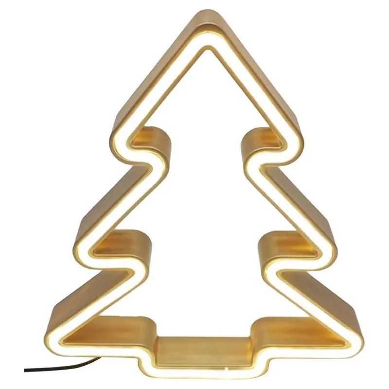 10‑inch Led Warm White Tree Table Decoration – Battery‑operated Holiday Accent