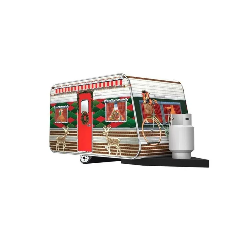 550‑piece Metal Christmas Camping Trailer Puzzle – Holiday Jigsaw For Ages 13+