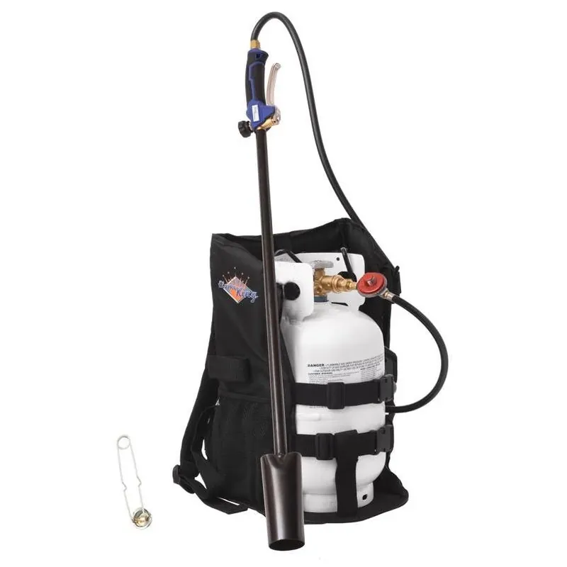 10‑lb Propane Weed Torch Kit – 3‑piece Steel Burner Set