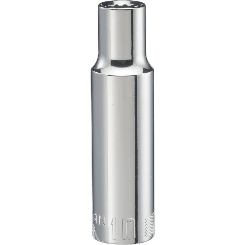 10 Mm X 1/2 In. Drive 12 Point Deep Socket - Single Piece