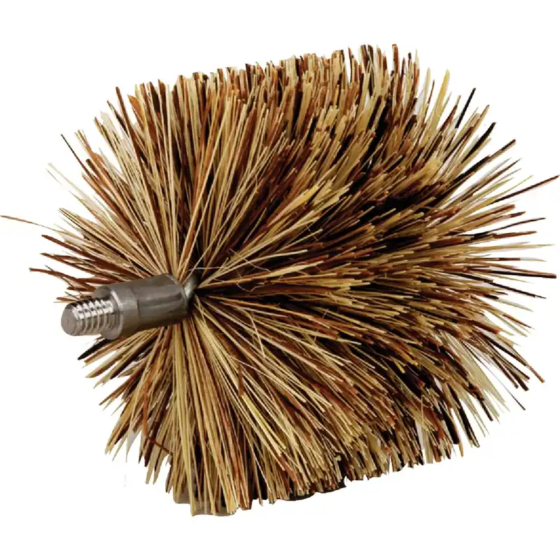 4 Inch Round Fiberglass Pellet Stove Chimney Brush Model 84333