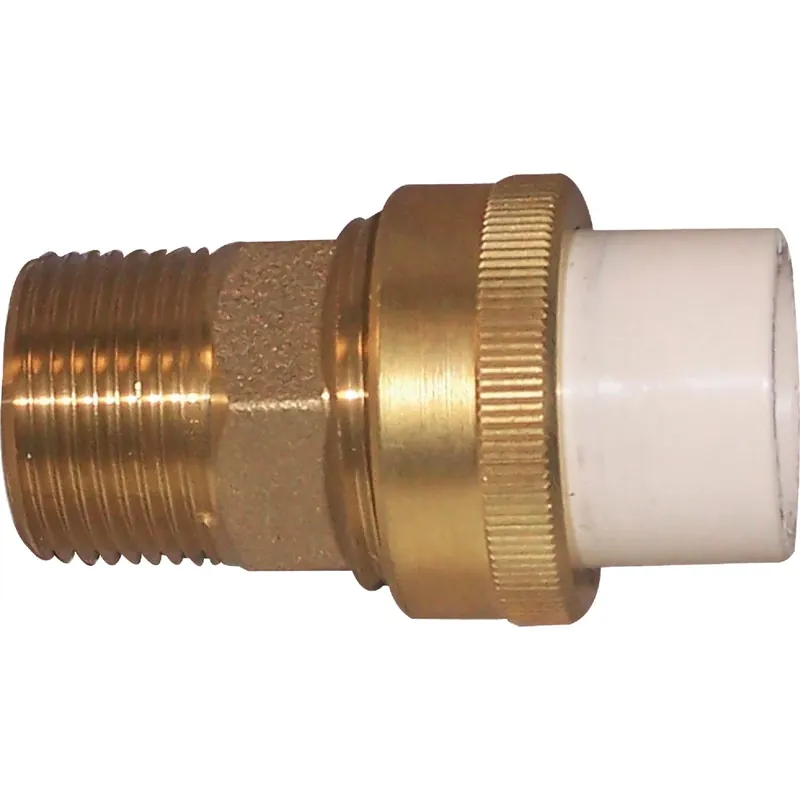 Schedule 40 3/4 In. Compression X 3/4 In. D Mpt Cpvc/brass Adapter Coupling