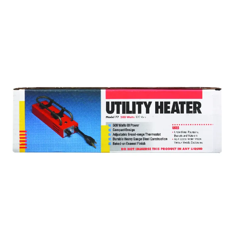 Utility Heater For Livestock - Model 77uh - Heavy Gauge Steel Construction